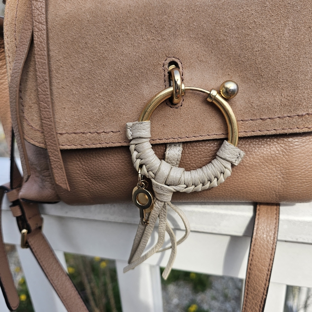 See By Chloe Pink/Tan Joan Shoulder Bag - Picture 6 of 11